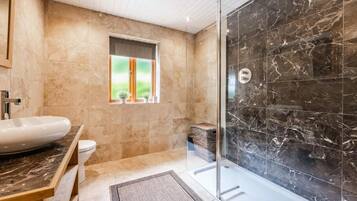 Shower, towels
