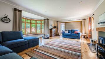 TV, fireplace, offices