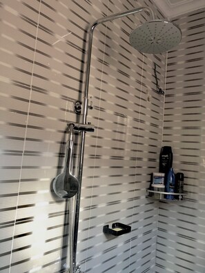 Towels, soap, toilet paper