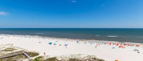 Aan het strand