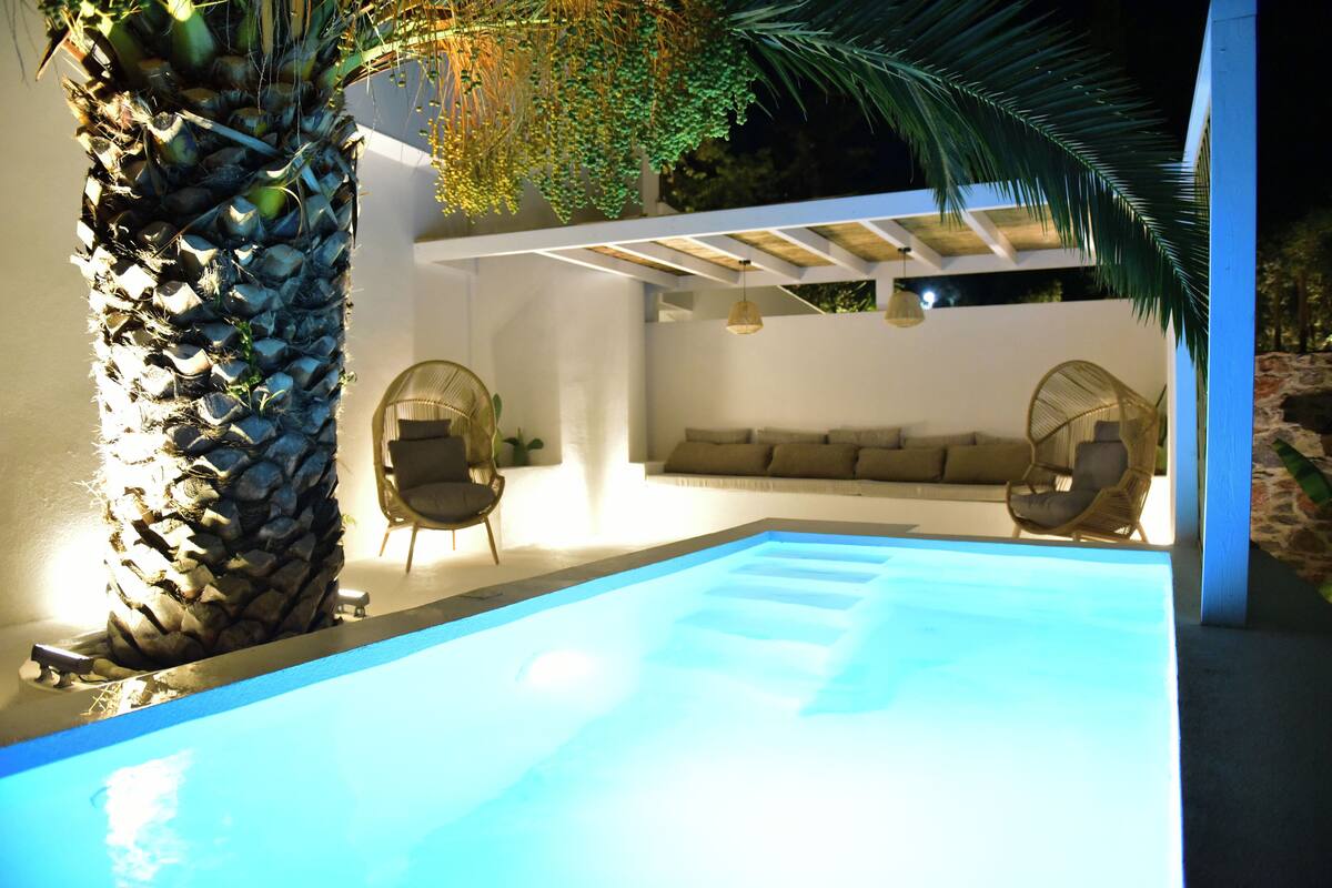 Mamma Mia luxury suite with private pool and sea view | ลานระเบียง/นอกชาน