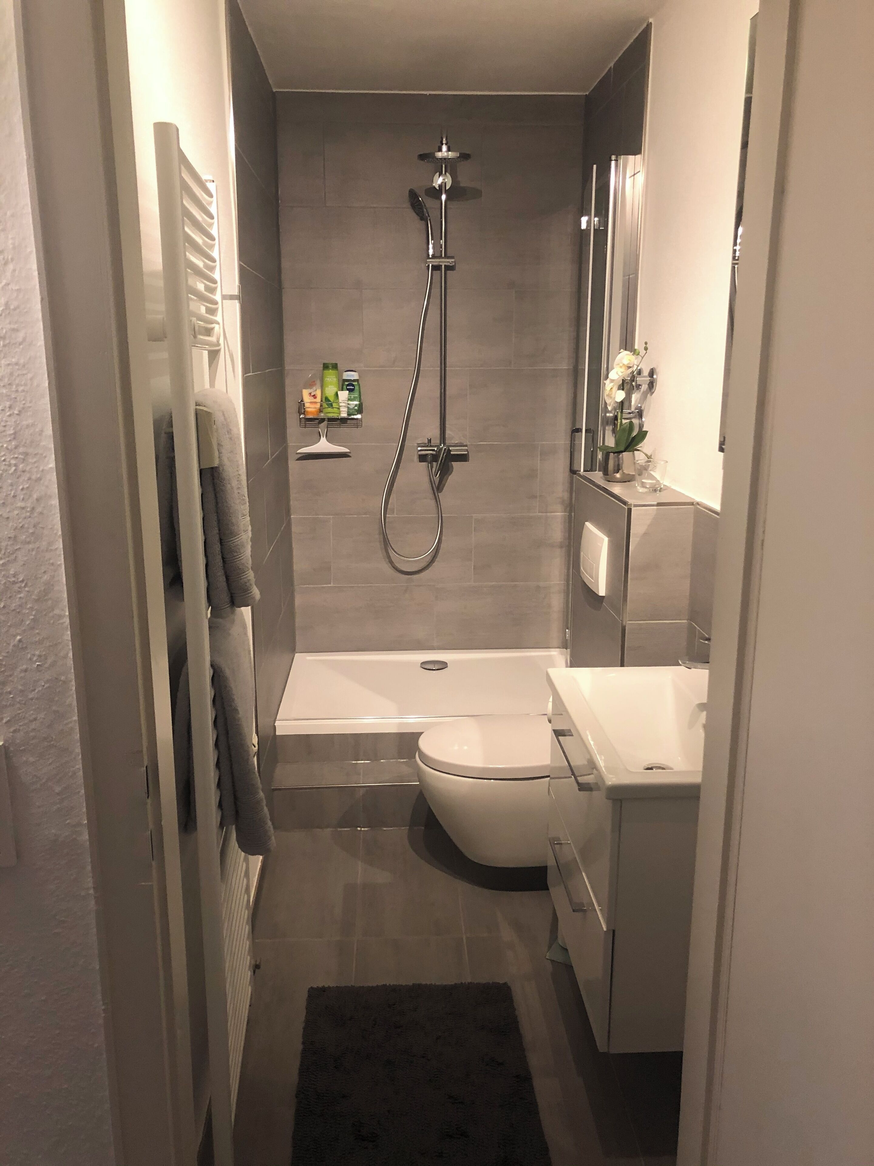 Haartrockner, Handtücher, Toilettenpapier
