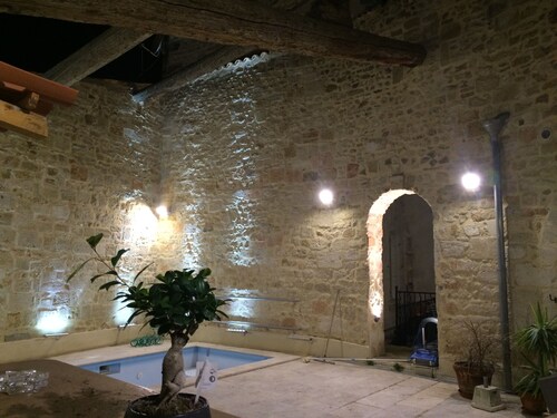 Demeure de maitre swimming pool and terraces. Ideal home for several families