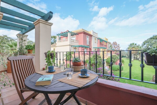 Outdoor dining - Isla Canela Golf - One Bedroom Apartment, Sleeps 2 (Isla Canela)