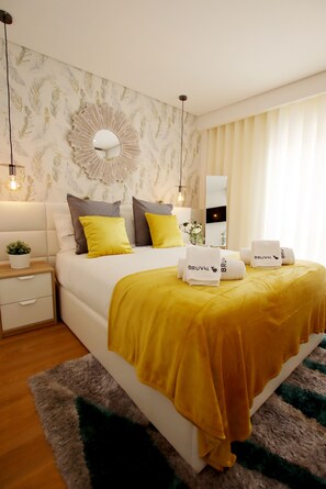 Departamento estándar, patio | Cortinas blackout, tabla de planchar con plancha y wifi gratis