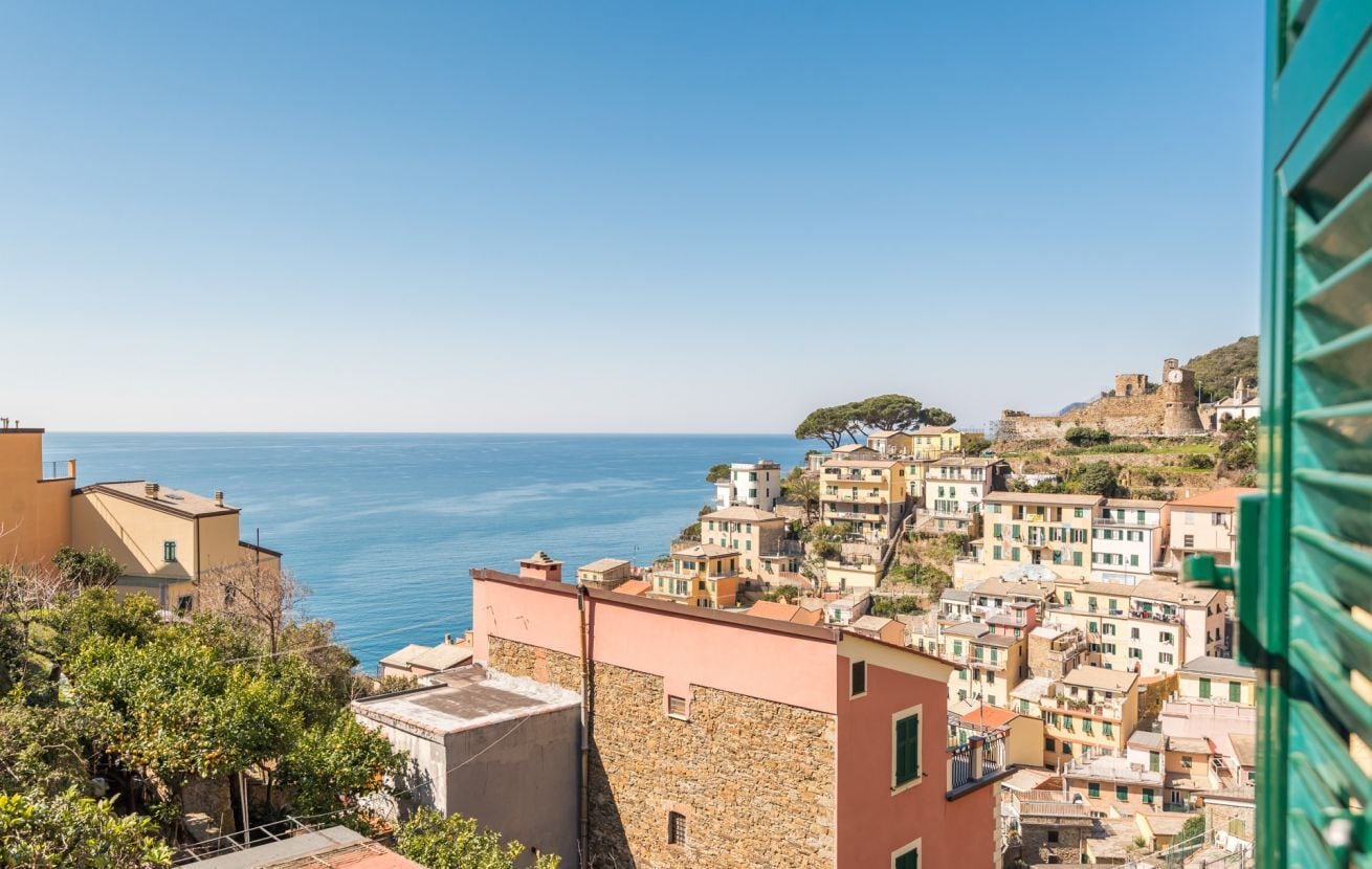 Blick von der Unterkunft