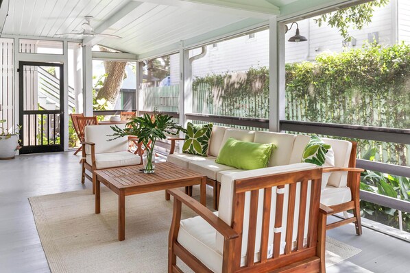 House, Multiple Beds, Pool Access, Pool View (Cake by the Ocean) | Terrace/patio - Cake by the Ocean Tybee Vacation Rentals (Tybee Island)