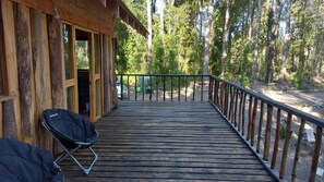 Terrace/patio - Bosque Magico Cove Cabin (Ensenada)