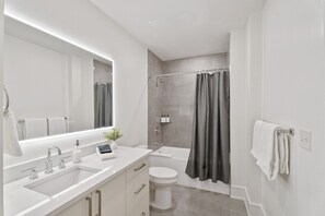 Hair dryer, towels