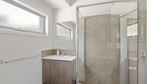 Shower, hair dryer