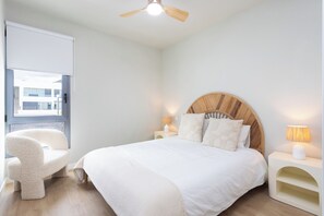 2 soverom, strykejern/-brett, internettilgang og sengetøy