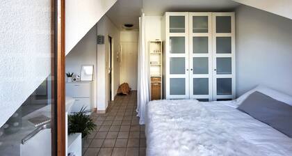A welcoming studio in a quiet town center location