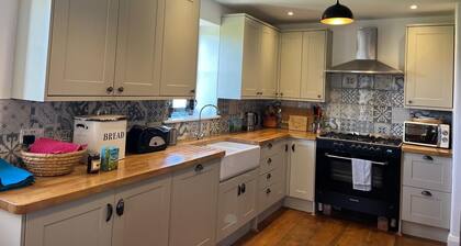 Family Friendly Brewery Conversion on Jurassic Coast with own swimming lake.