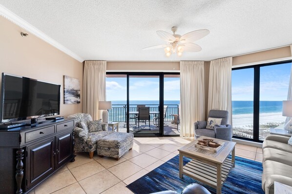 Condo, Multiple Beds (Seachase 704W) | Living area - Seachase 704w (Orange Beach)