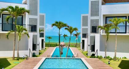 Ground Floor Apartment 3/4 (2 Suites) Cond. Feet in the Sand – Quinta das Lagoas Beach