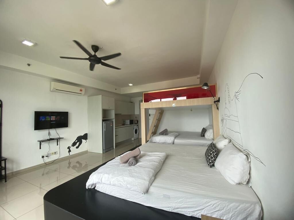 1 chambre, fer et planche à repasser, Wi-Fi