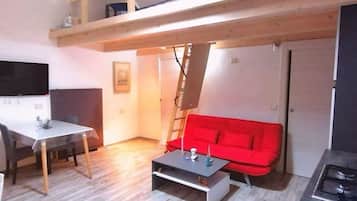 Fernseher, Kamin