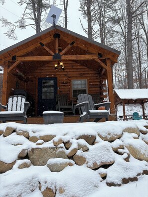 Exterior - NEW! Cabin with gazebo on the river! 111B (Northville)