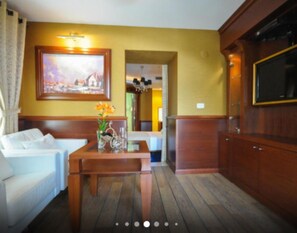 Studio, 1 soverom, balkong, havutsikt | Oppholdsrom