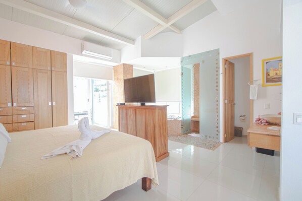 1 slaapkamer, een strijkplank/strijkijzer, wifi, beddengoed