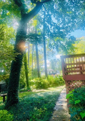 Property grounds - Quiet 1 bedroom Apt. Suite with a private entrance near downtown Raleigh (Raleigh)