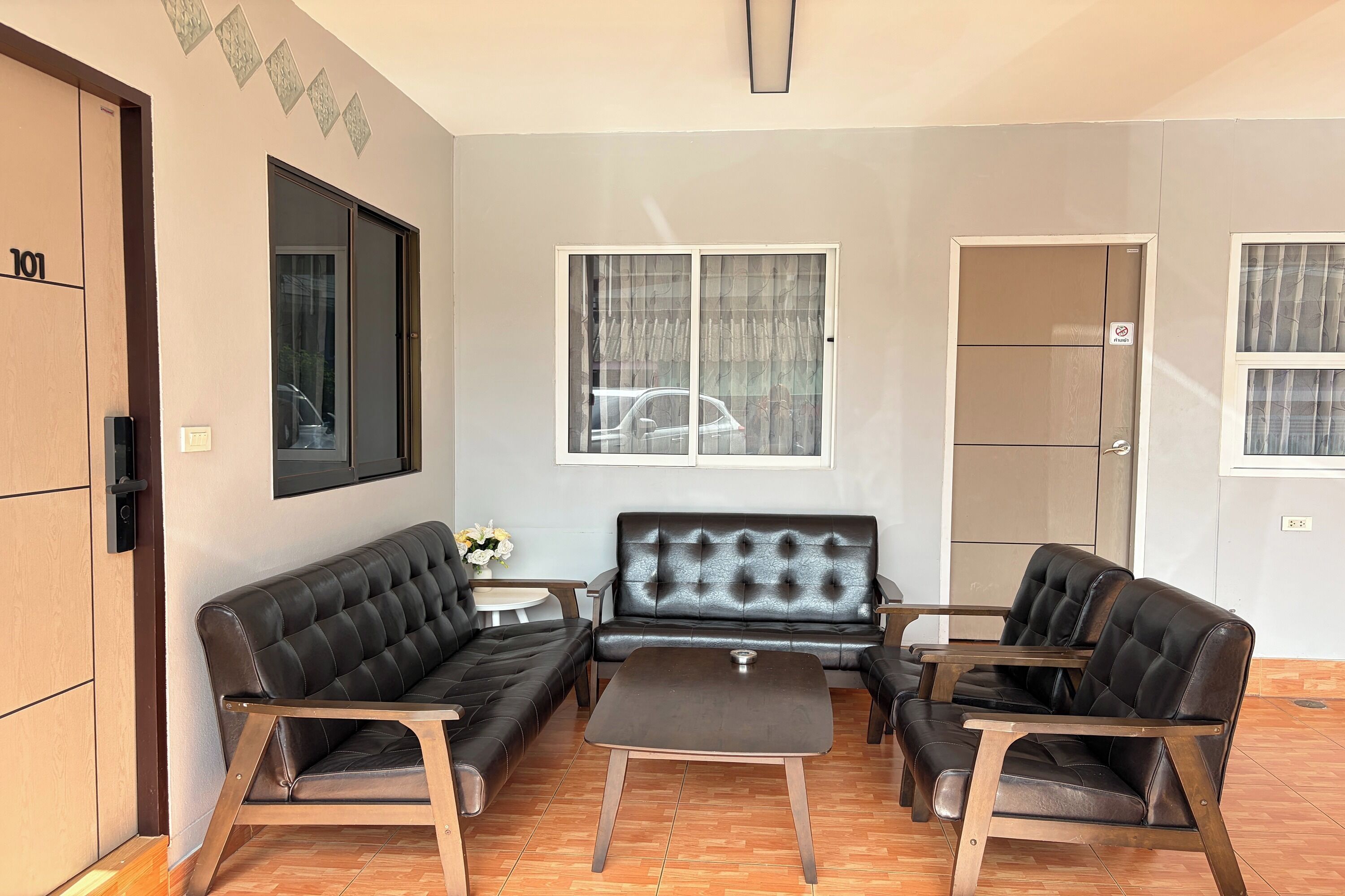 Lobby sitting area