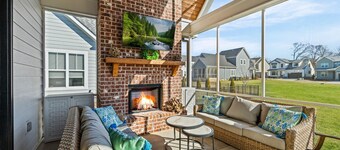 Lake House Twin Creeks on the Marina side