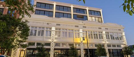 Façana frontal de l'allotjament