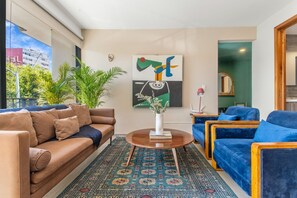 Interior - 205-2 3 BR 2 Baths Private Terrace - Sleep 6 Roma Norte (Ciudad de México)