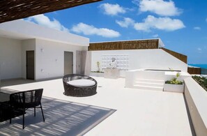 Loft Elite, balcón, vistas al mar | Terraza o patio