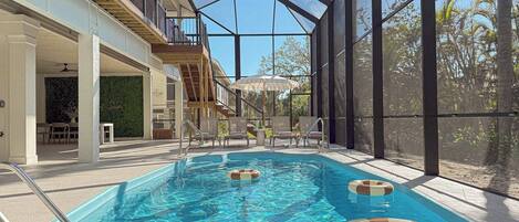Piscine chauffée