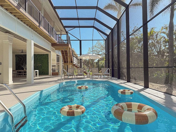 Piscine chauffée