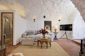 TV connectée, cheminée