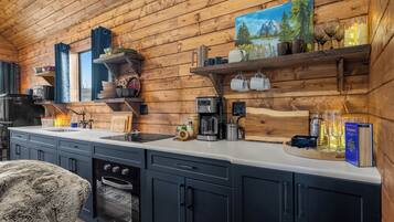 Cabana superluxo | Cozinha privada | Cafeteira/chaleira