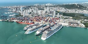 Experience the vibrant heart of a bustling travel hub, where international connections and urban excitement come together.