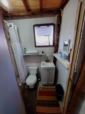 Towels, soap, toilet paper