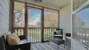 Televisión y chimenea