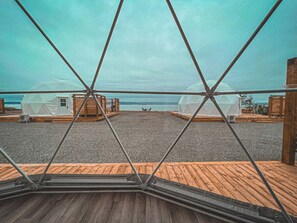 Terrace/patio - Dome 4 · Lakeside Luxury Dome Experience With Hot Tub (St. George's Channel)