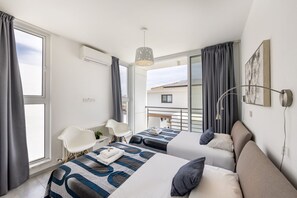 3 habitaciones, tabla de planchar con plancha, cuna de viaje y wifi 