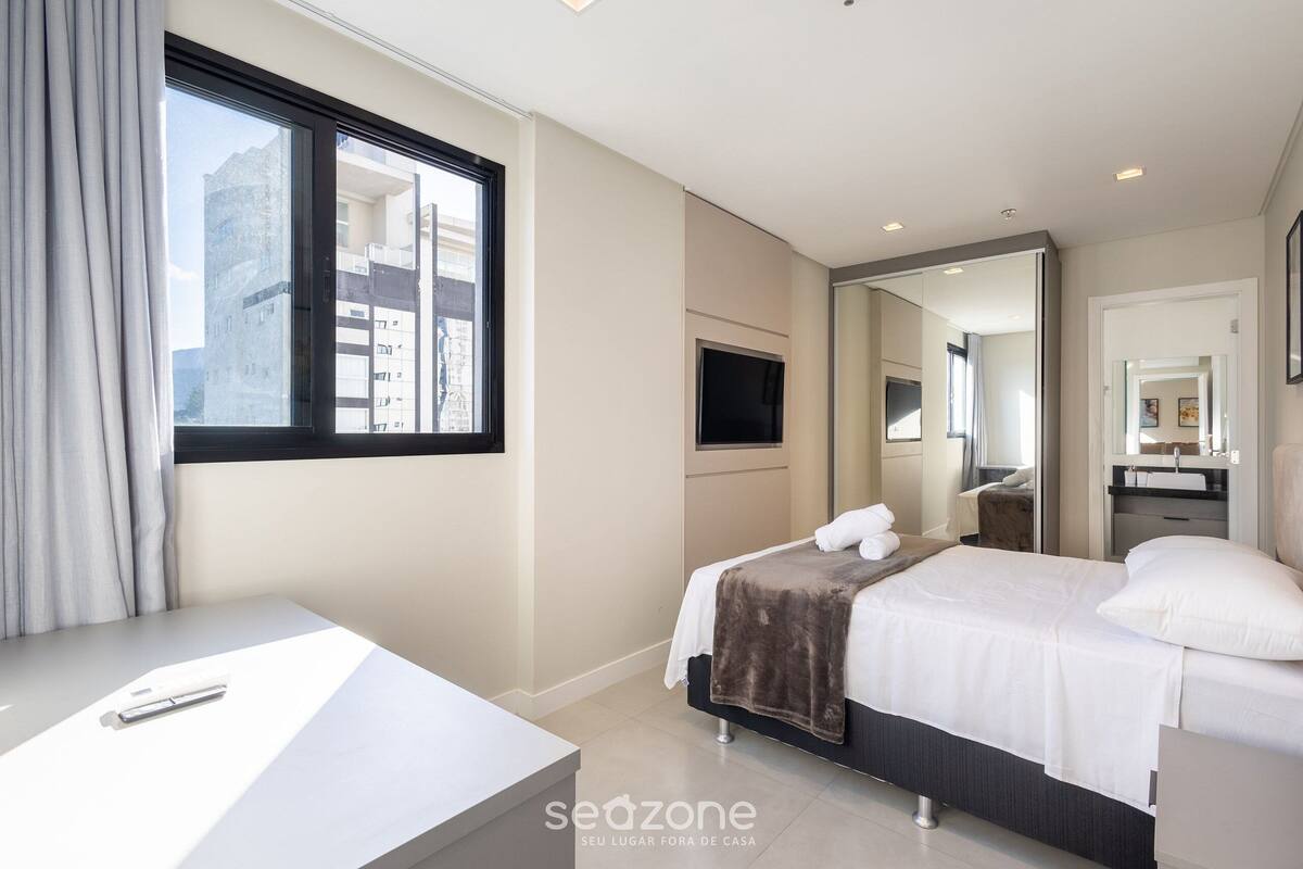 Apartamento básico | 2 quartos, Wi-Fi de cortesia, roupa de cama