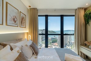 Apartamento básico | 2 quartos, Wi-Fi de cortesia, roupa de cama