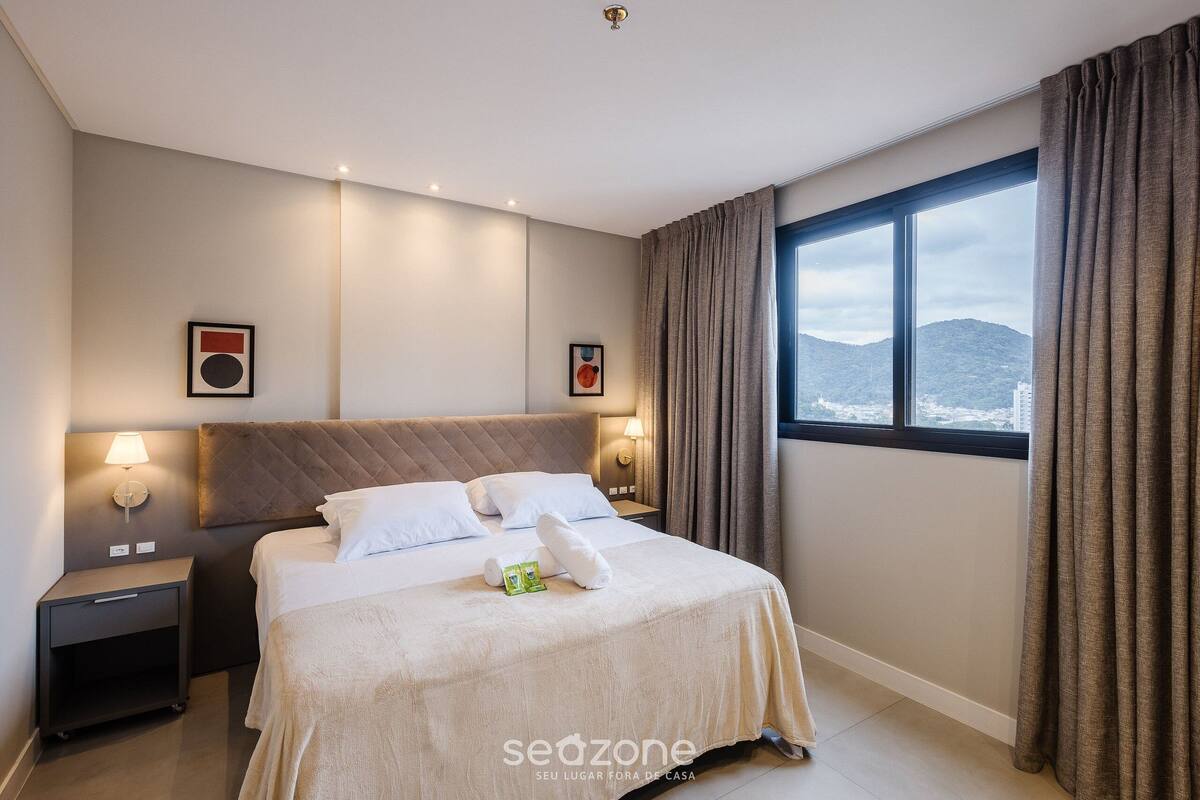 Apartamento básico | 2 quartos, Wi-Fi de cortesia, roupa de cama