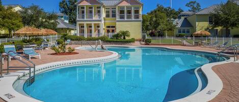 Udendørs pool, liggestole