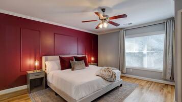 2 chambres, fer et planche à repasser, Wi-Fi, literie fournie