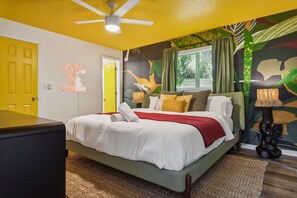 5 bedrooms, iron/ironing board, travel crib, free WiFi