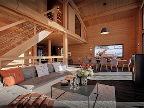 TV, fireplace, DVD player