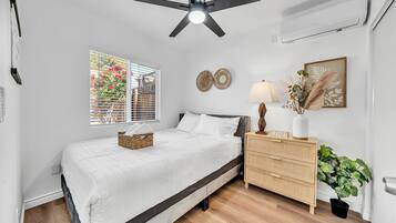 1 غرفة نوم ومكواة/لوح كي وواي فاي وملاءات أسرّة