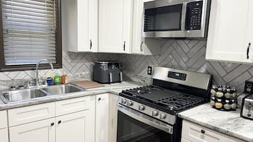 Microwave, oven, stovetop