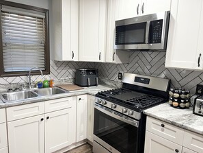 Microwave, oven, stovetop