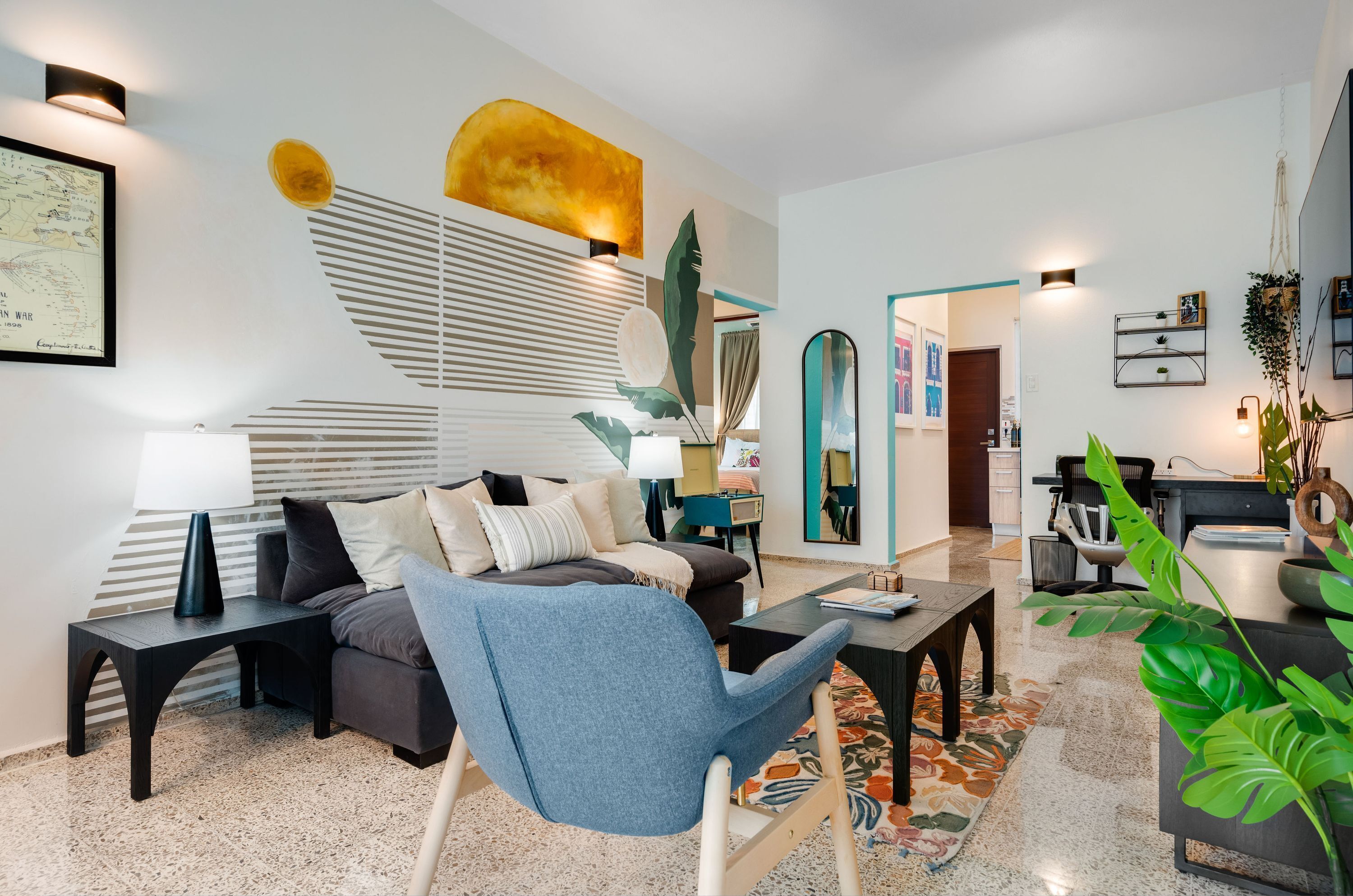 Apartemen | 2 kamar tidur dan internet